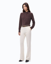 Camicia in seta sand wash - Marrone | Pinko