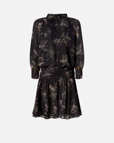 Short floral-print coupé fil dress - | Pinko