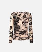 Maglia trasparente stampa flock - | Pinko