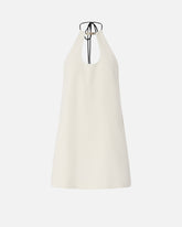 Mini dress with bejewelled detail - | Pinko