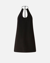 Mini dress with bejewelled detail - | Pinko