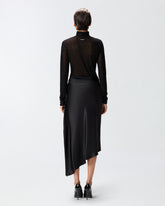 Asymmetrical midi skirt - | Pinko