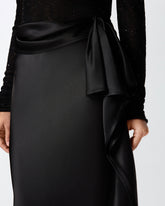 Asymmetrical midi skirt - | Pinko