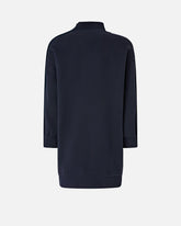 Buttoned fleece maxi-sweater - | Pinko