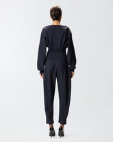 Bustier sweatshirt with buttons - | Pinko