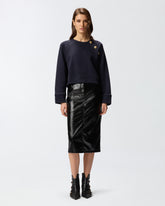 Felpa con bottoni - | Pinko