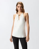 Top con schiena scoperta - | Pinko