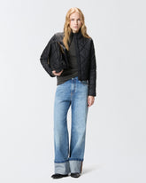 Chaqueta de tela técnica pespunteada - | Pinko