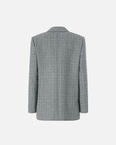 Blazer doppiopetto con fantasia a quadri - | Pinko