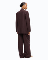 Double-breasted check jacket - | Pinko