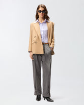 Cotton poplin shirt - | Pinko