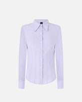 Cotton poplin shirt - | Pinko