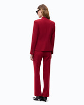 Einreihige Jacke im Slim Fit - Rot | Pinko