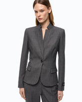 Veste tailleur en laine mélangée - | Pinko