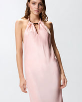 Abito lungo con schiena scoperta - | Pinko