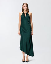 Long dress with open back - | Pinko