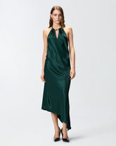 Long dress with open back - | Pinko