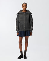 Cardicoat with rhinestones - | Pinko