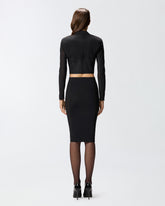 Giacca spencer con zip - | Pinko