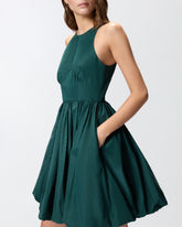 Dress with balloon skirt - | Pinko
