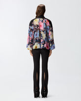 Blusa georgette floreale - | Pinko