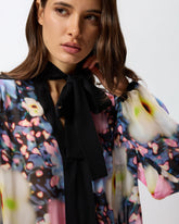 Blusa georgette floreale - | Pinko