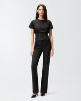 Bustier-style trousers with straps - | Pinko
