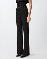 Bustier-style trousers with straps - | Pinko