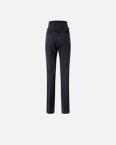Bustier trousers in pinstriped poly wool - | Pinko