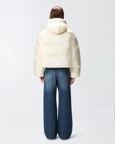 Piumino con cappuccio in tela tecnica - | Pinko