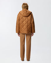 Caban in tela tecnica trapuntato - | Pinko