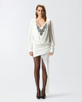 Vestido corto con cola - | Pinko