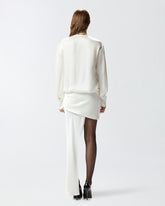 Vestido corto con cola - | Pinko