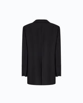 Oversized stretch blazer - Black | Pinko