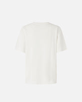 T-shirt with heart embroidery - | Pinko