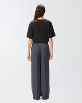 T-shirt à broderie cœur - | Pinko