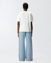 T-shirt con ricamo cuore - | Pinko