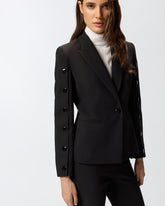Blazer avec boutons sur les manches - | Pinko