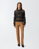Knop jacquard sweater - | Pinko