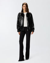 Top smanicato con applicazioni - | Pinko