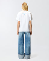 T-shirt with print and appliqués - | Pinko