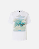 T-shirt with print and appliqués - | Pinko