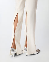 Long slim-fit trousers - | Pinko