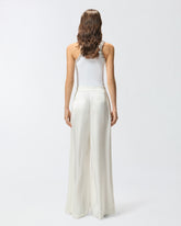 Long wide-leg trousers - | Pinko