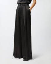 Long wide-leg trousers - | Pinko