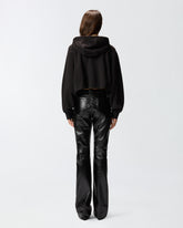 Felpa cropped con ricamo - | Pinko