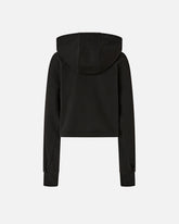 Felpa cropped con ricamo - | Pinko