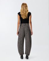 Pantaloni balloon in flanella - | Pinko