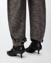 Flannel balloon trousers - | Pinko