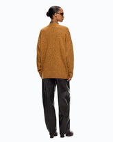 Cardigan in misto lana full strass - | Pinko